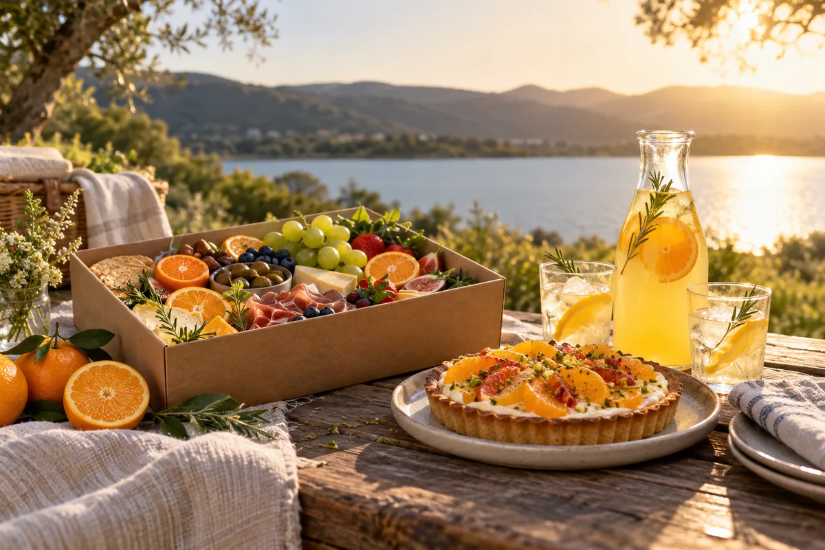 AI-generated realistic food & drink collection for Citrus Picnic