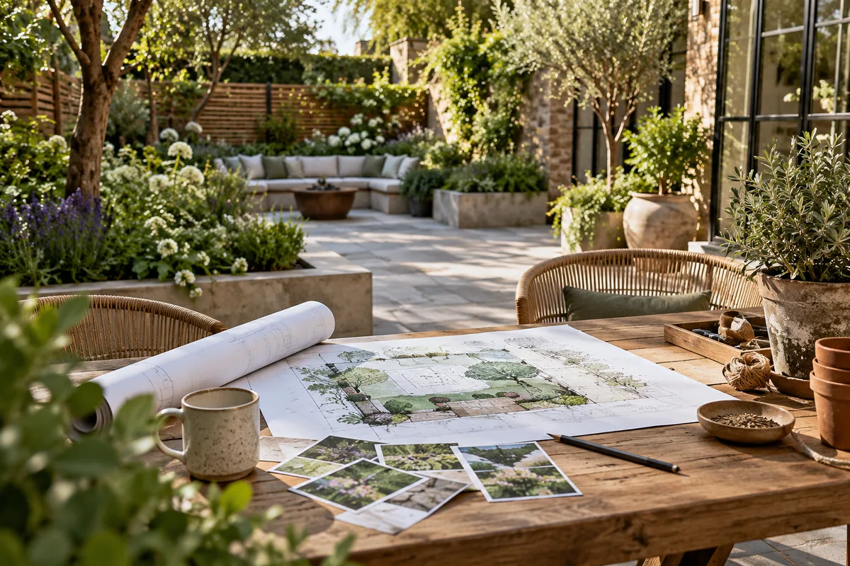 AI-generated realistic local services collection for Greenline Gardens
