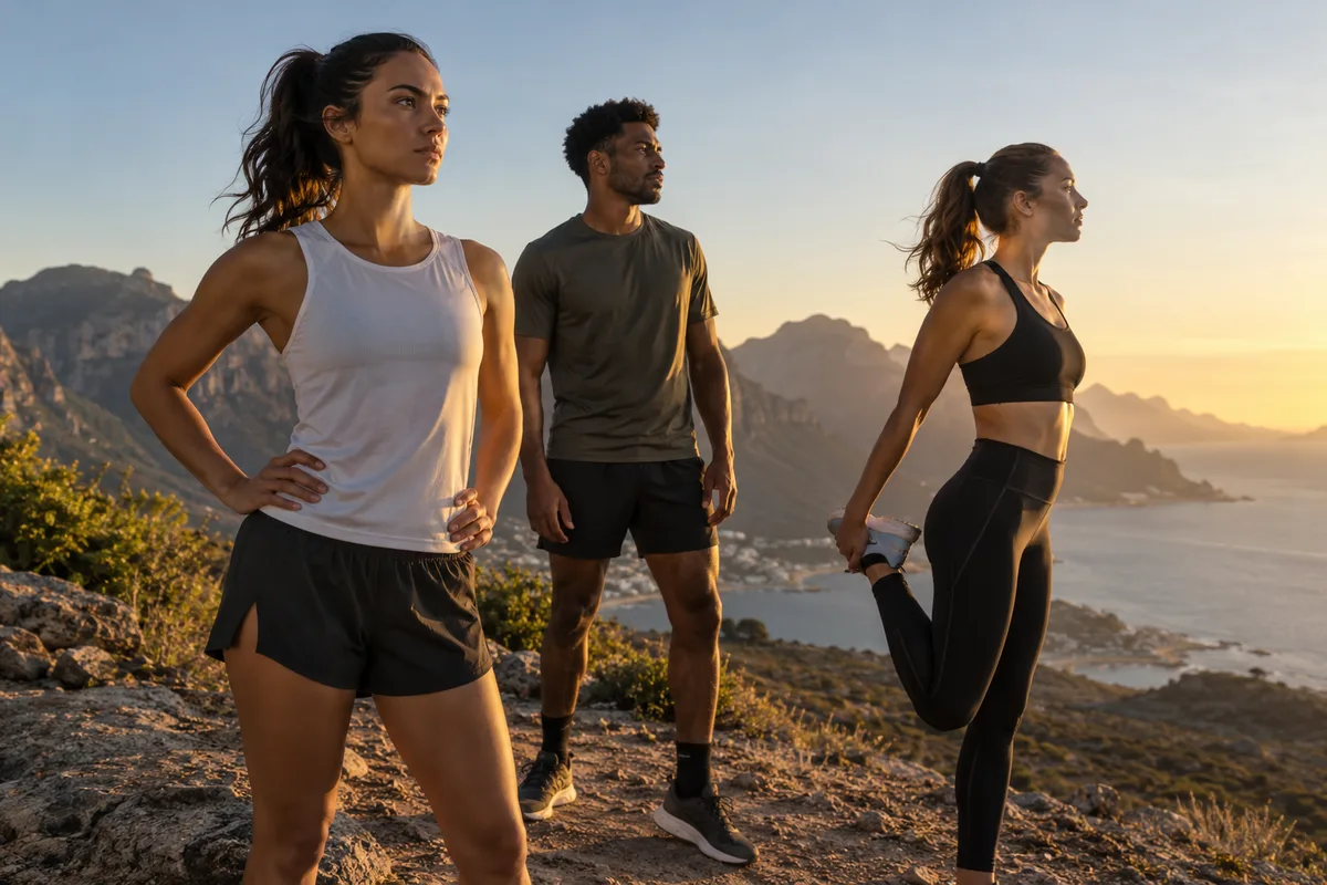 AI-generated realistic fashion collection for Orbit Athletics