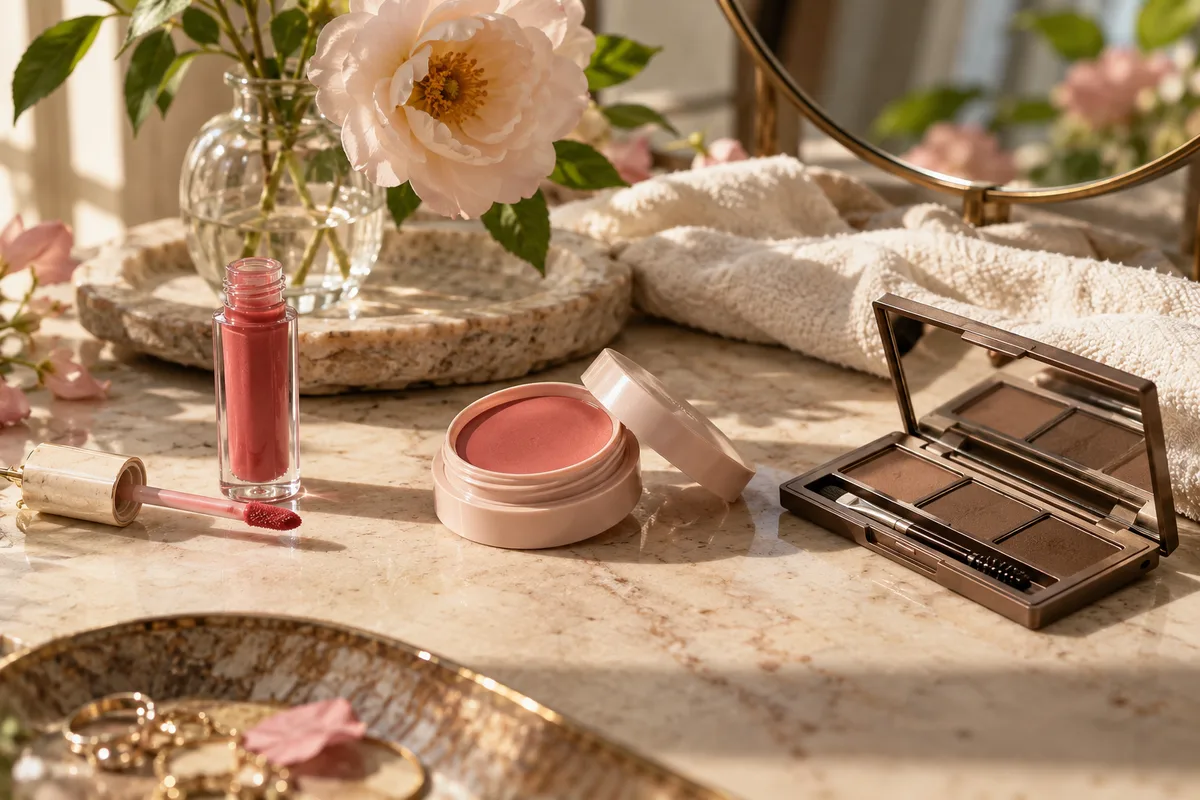 AI-generated realistic beauty collection for Petal Theory